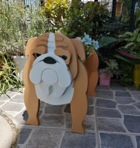 Originaler Blumentopf — Hundform