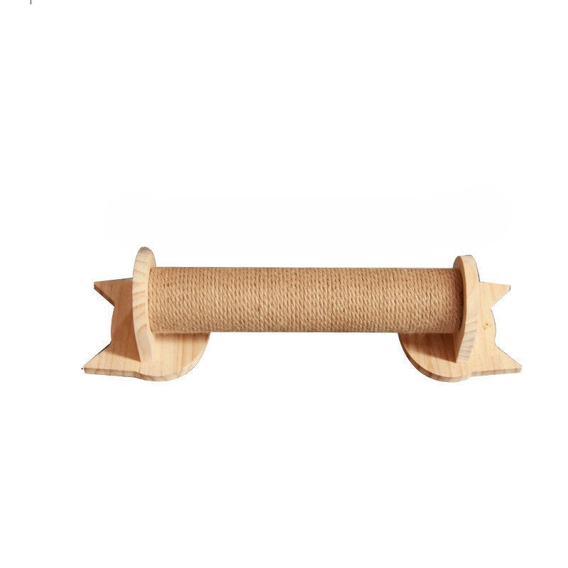 Estrutura de Escalada de Parede para Gato com Plataforma Suspensa e Escada