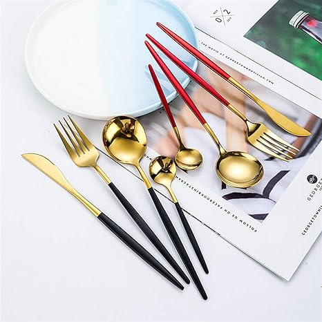 Set di Posate 24 Pezzi – Finitura Chic Per Tavola Raffinata
