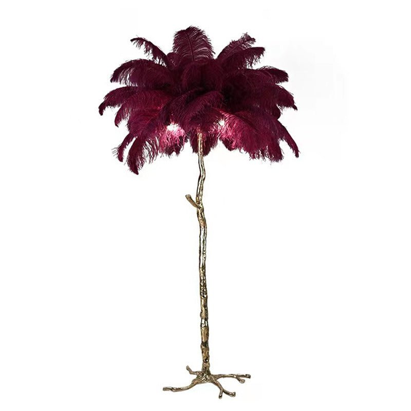 Luksuriøs Sollampe – Elegant Fjærskjerm