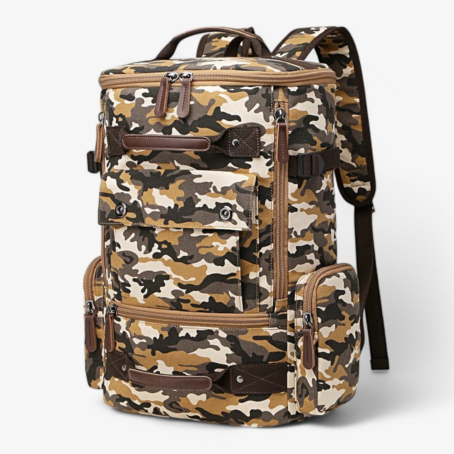 Vintage Backpack With Laptop Compartment