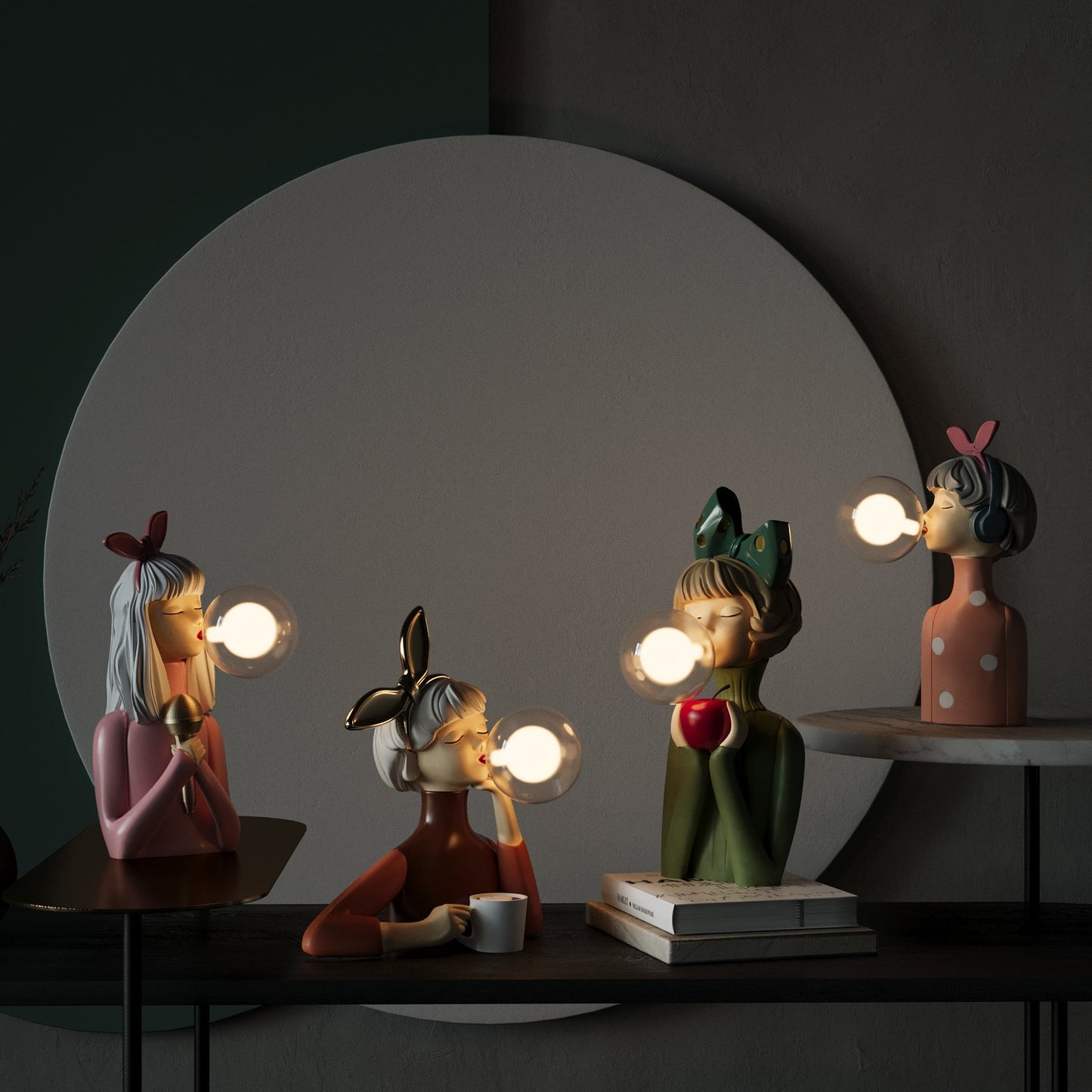 Lámpara de mesa artesanal – Diseño único y acabado cuidado