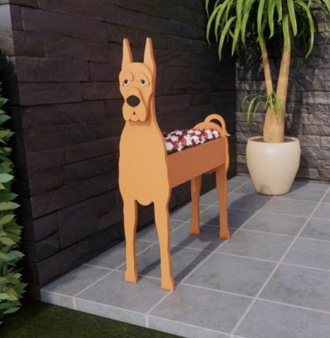 Originaler Blumentopf — Hundform