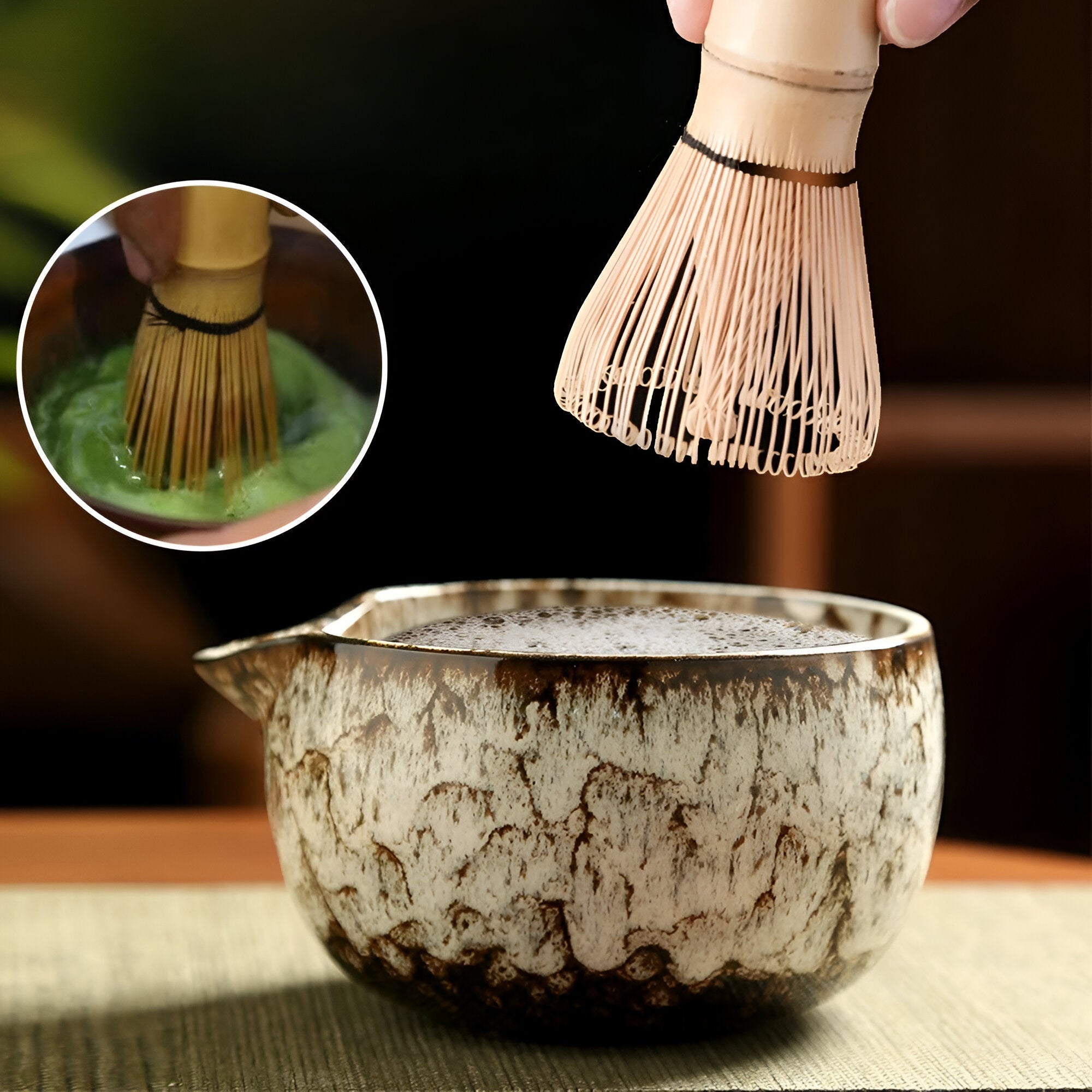 Matcha Set de Preparación de 6 Piezas - Elegancia artesanal y gusto refinado