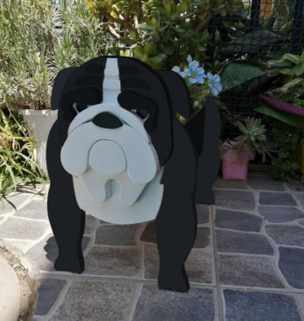 Originaler Blumentopf — Hundform