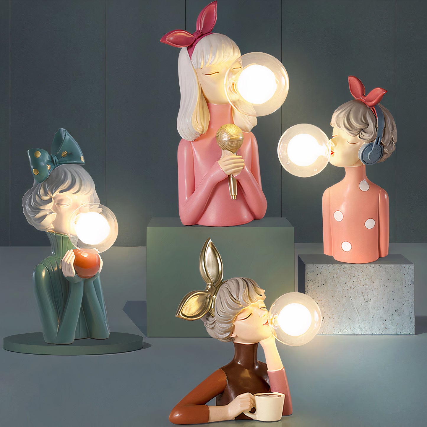 Lámpara de mesa artesanal – Diseño único y acabado cuidado