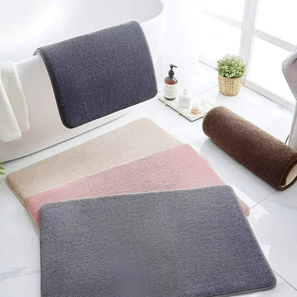 Covoare de baie super absorbante antiderapante – confort și siguranță zilnică