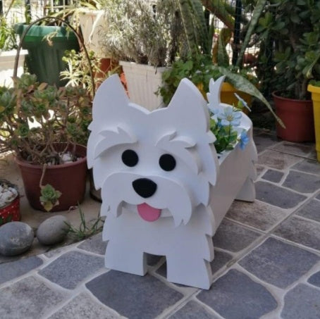 وعاء زهور أصلي — شكل كلب