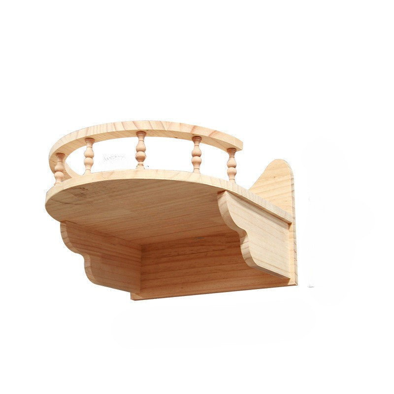 Estrutura de Escalada de Parede para Gato com Plataforma Suspensa e Escada