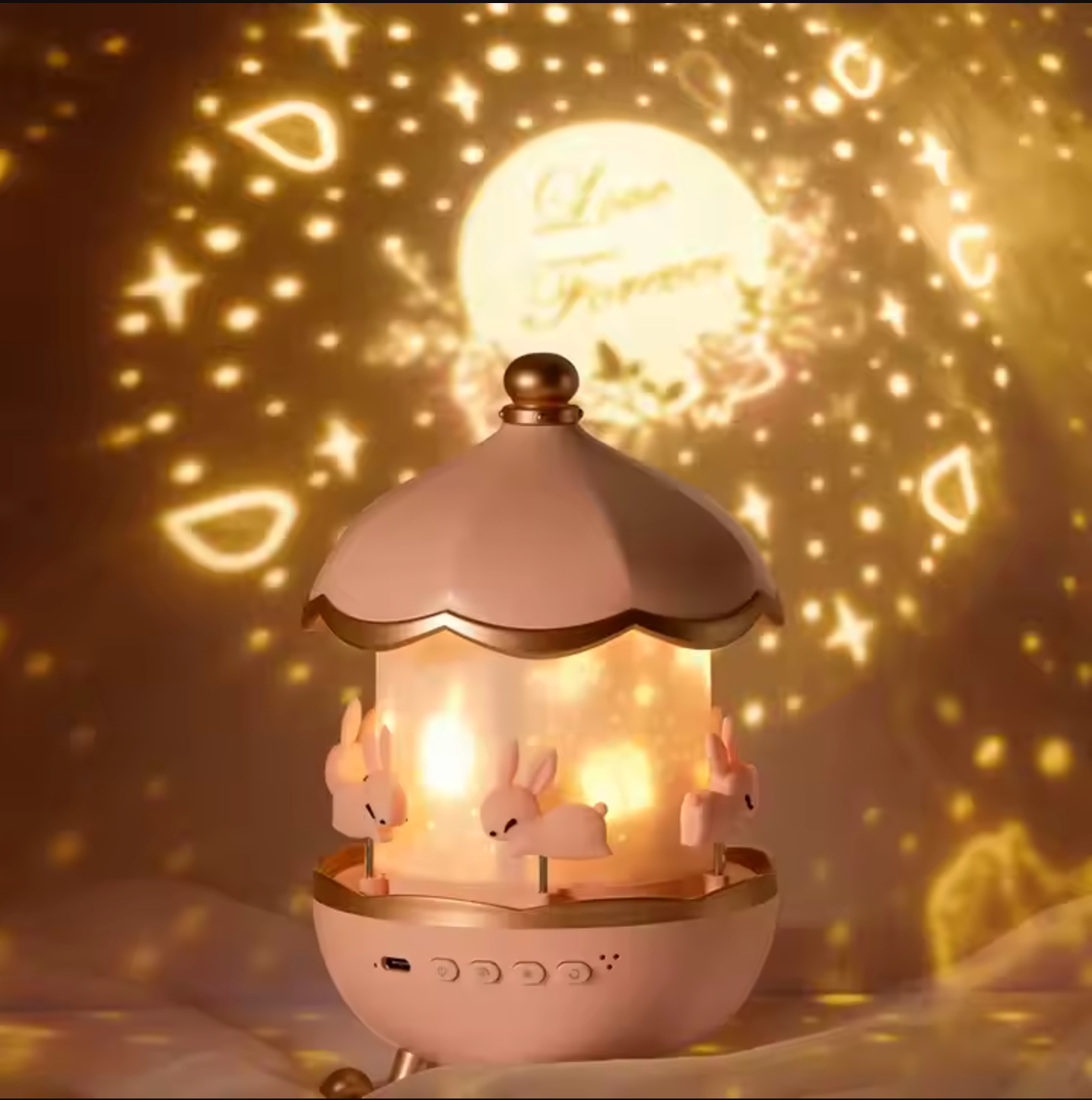 Luz Nocturna Proyector — Cielo Estrellado En Luz