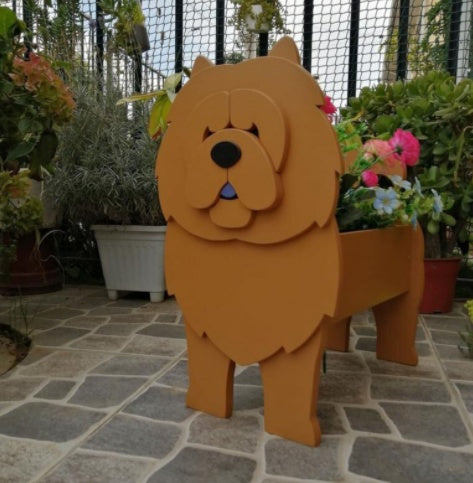 Originaler Blumentopf — Hundform
