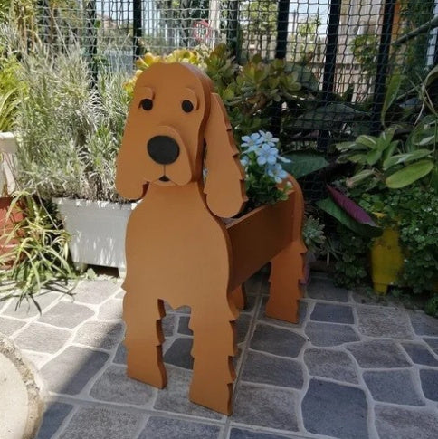 Originaler Blumentopf — Hundform