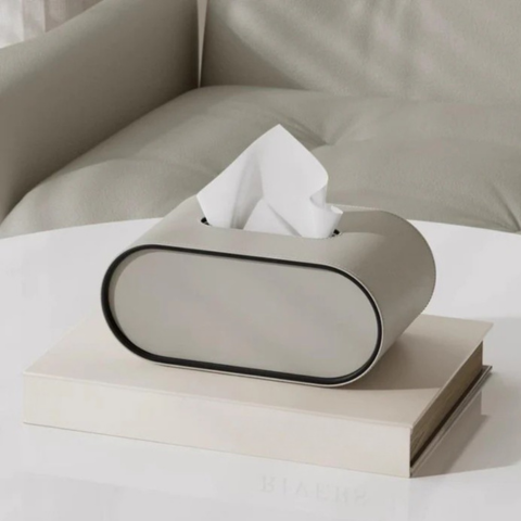 Caixa de lenços de papel elegante - Design moderno e acabamento meticuloso