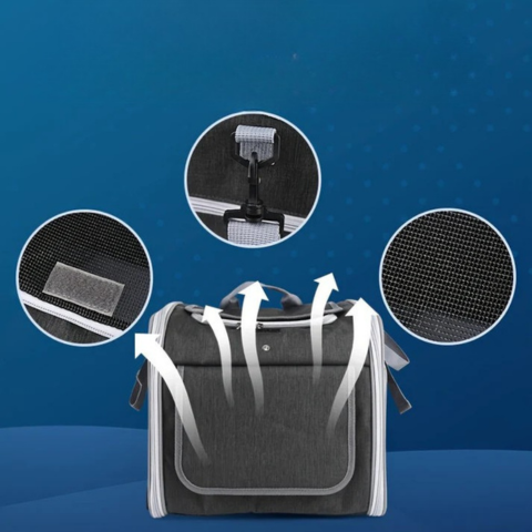 Cesto de Bicicleta Extensível para Animais – Prático e Confortável