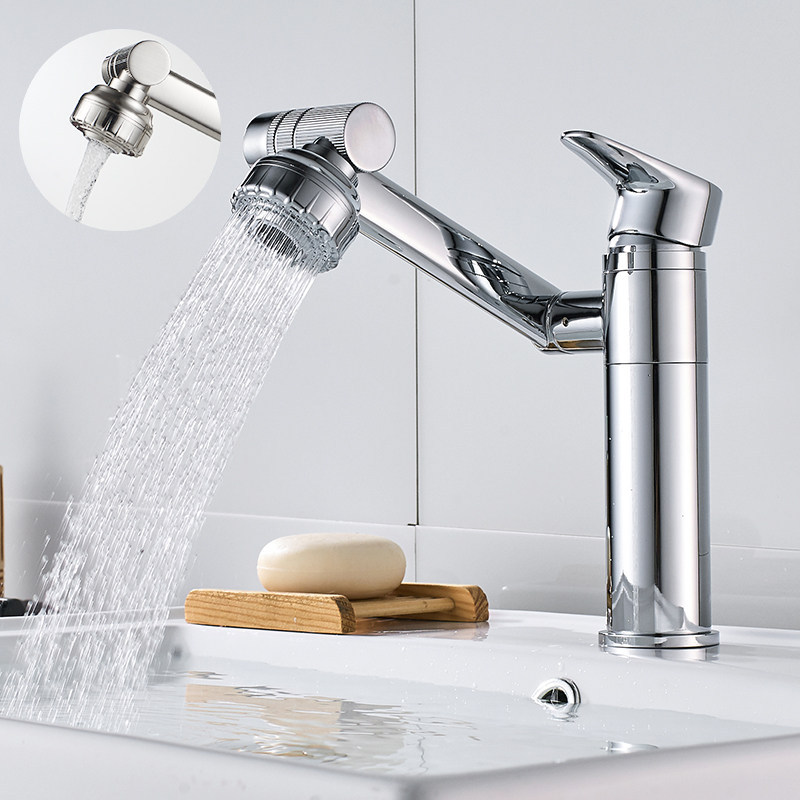 360° Rotating Flexible Faucet – Adjustable Jet and Spraying