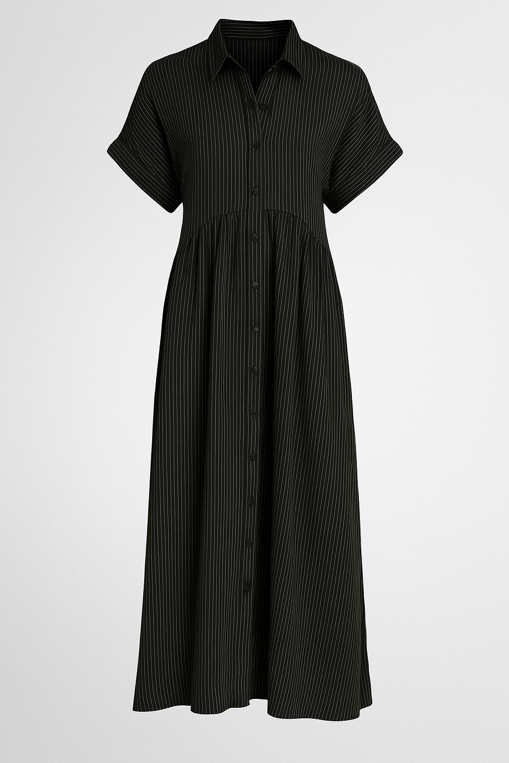 Midi Dress With Pockets – Elegant, Comfortable And With Practical Pockets