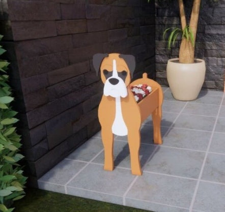 وعاء زهور أصلي — شكل كلب