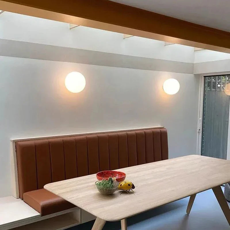 Applique Murale Ronde – Éclat Pur Et Moderne