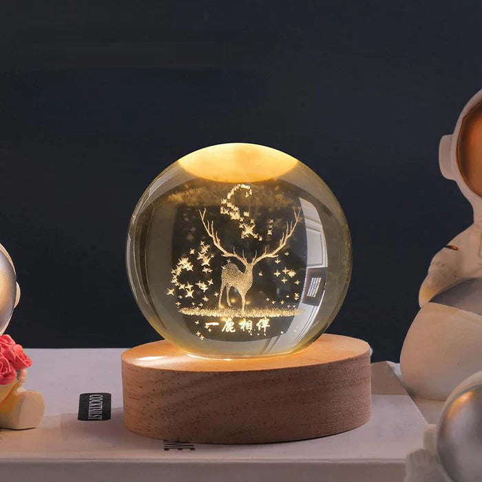 Lampă decorativă LED – Finisaj gravat și stil contemporan