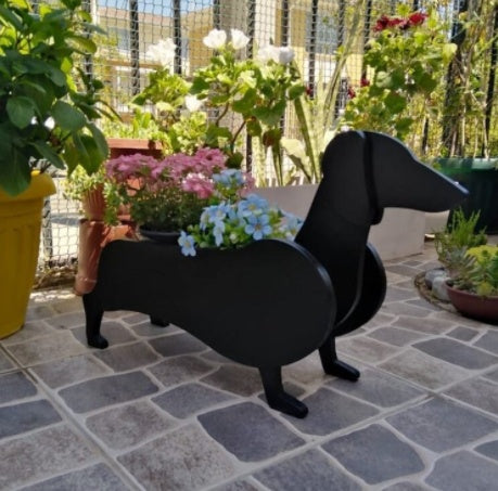 Originaler Blumentopf — Hundform