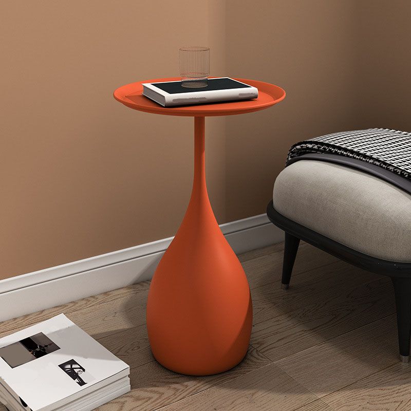 Table D’Appoint Ronde – Structure Métal Et Socle Stable