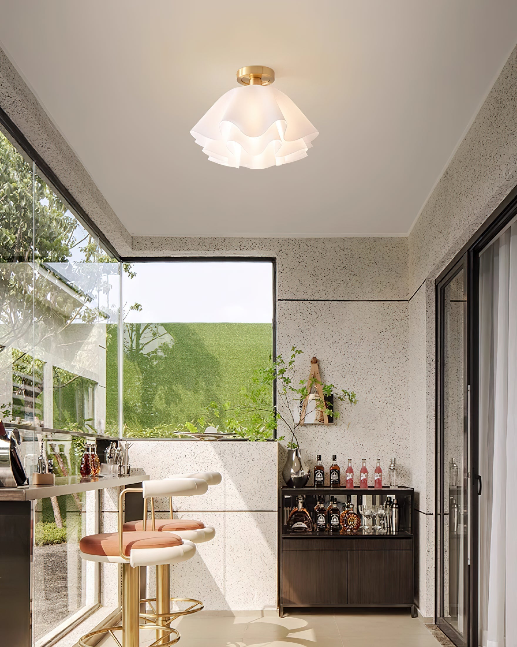 Plafonnier Moderne Élégant – Éclairage Raffiné Et Ambiance Chaleureuse