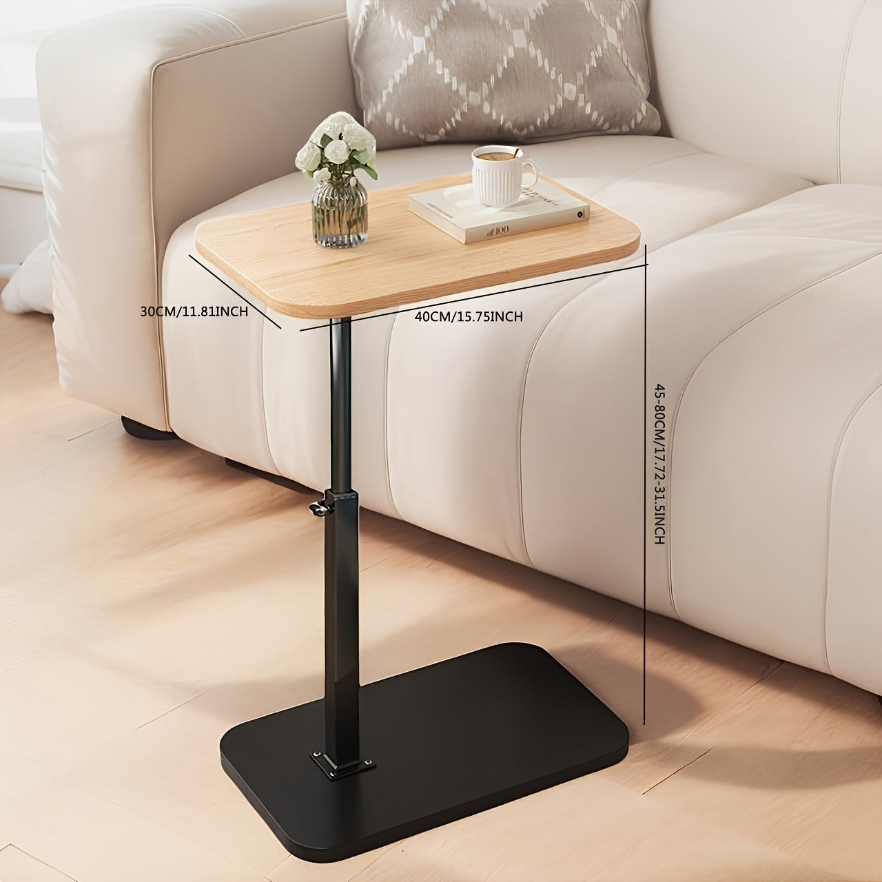 Justerbart Sidebord – Praktisk Og Alsidigt