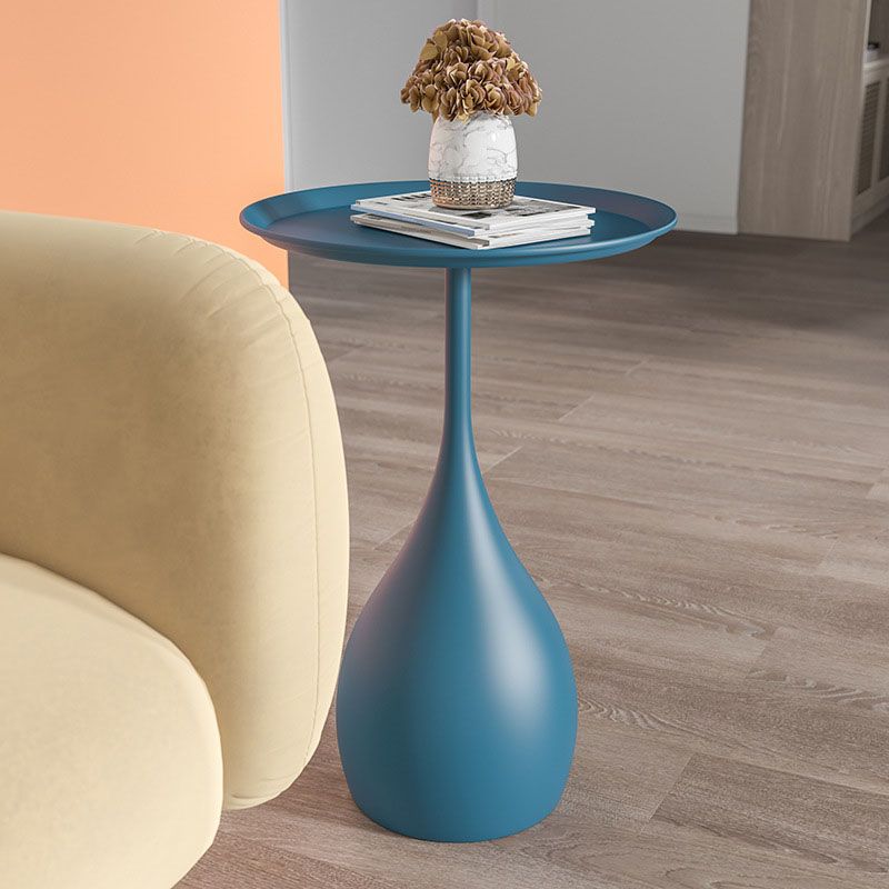 Table D’Appoint Ronde – Structure Métal Et Socle Stable