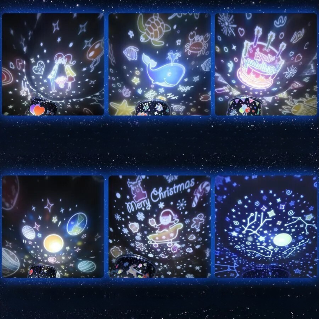 Lampada Proiettore Notturno – Illuminazione Fatata e Rilassante