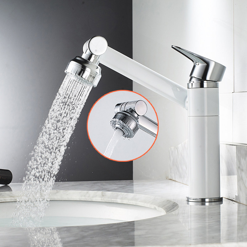 360° Rotating Flexible Faucet – Adjustable Jet and Spraying