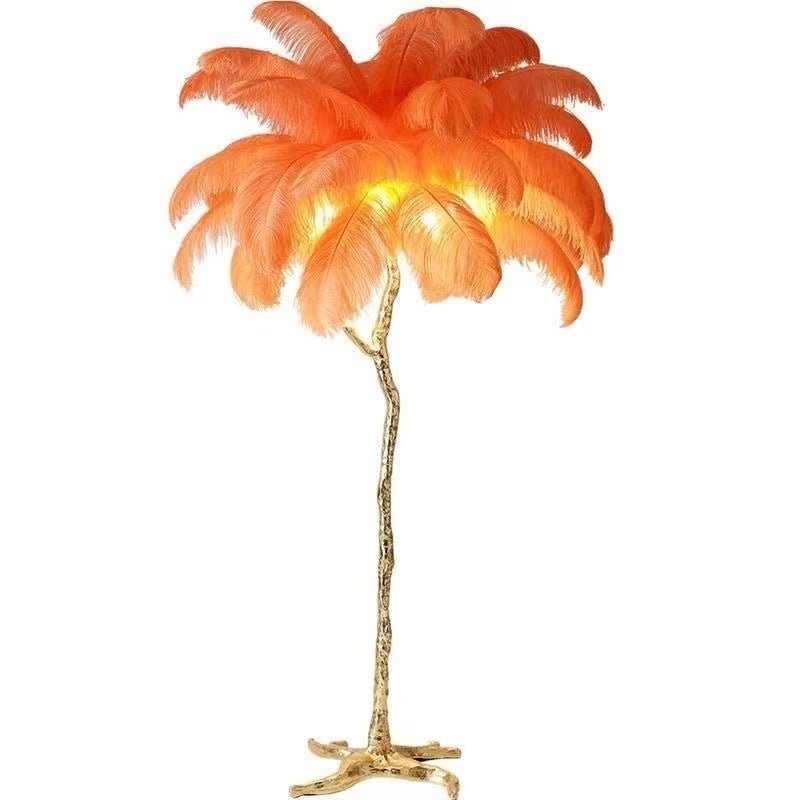 Luksuriøs Sollampe – Elegant Fjærskjerm
