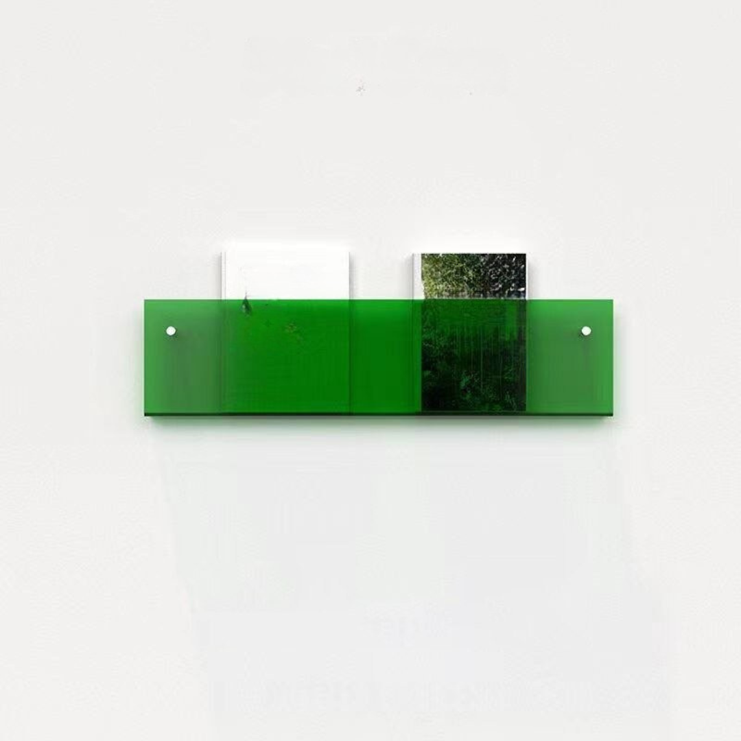Væghylde Magazineholder Transparent – Chic Og Moderne Design 