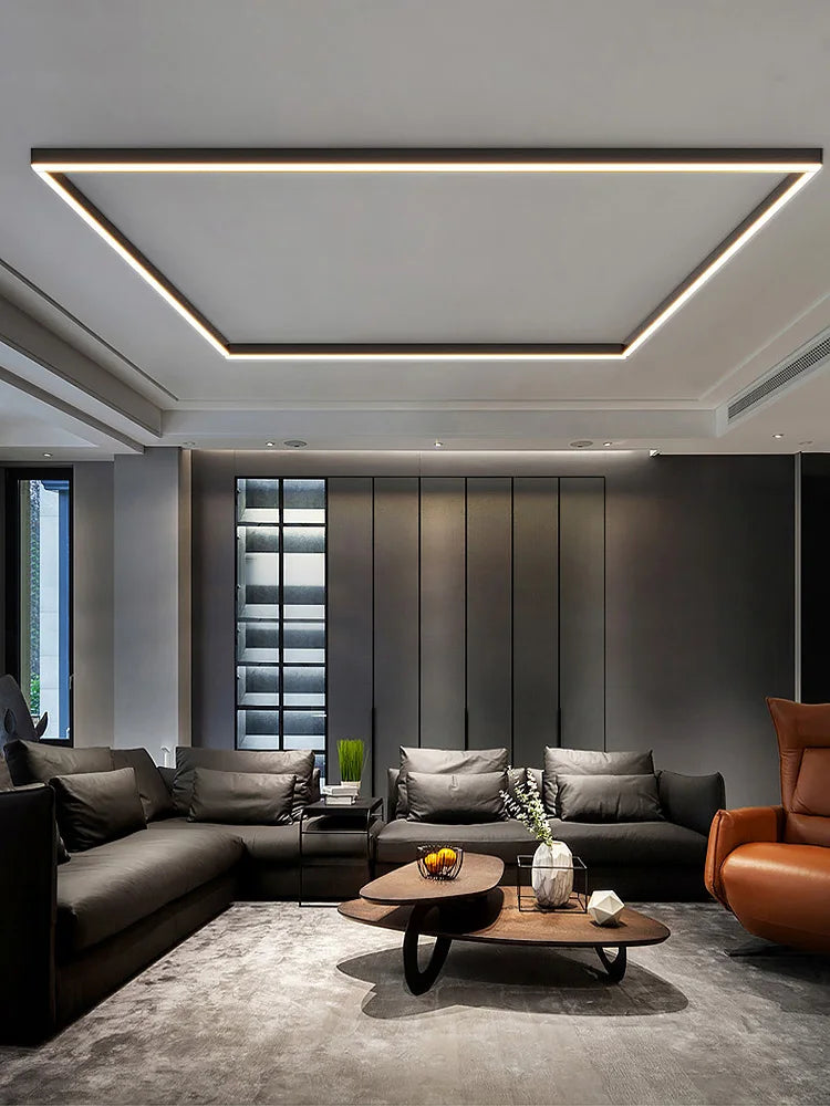 Minimalistisk LED Taklampe - Skandinavisk Design 