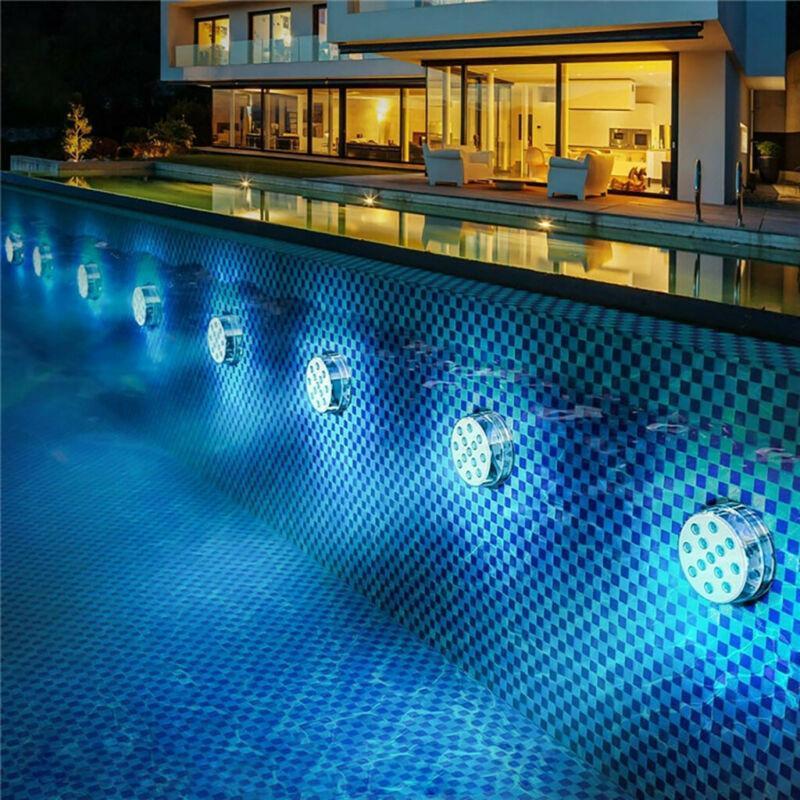 Lâmpada LED Submersível Com Controlo Remoto – Iluminação À Prova D'Água E Versátil 