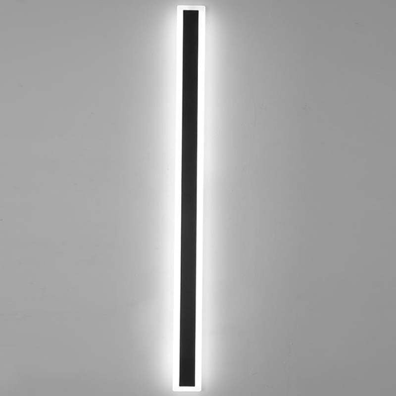 Aplique de pared exterior moderno – ideal para jardín o fachada 
