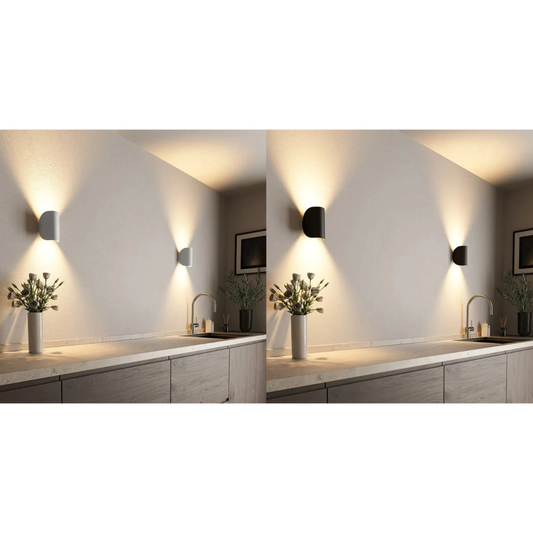 Candeeiro de parede LED elegante - Iluminação chique e moderna