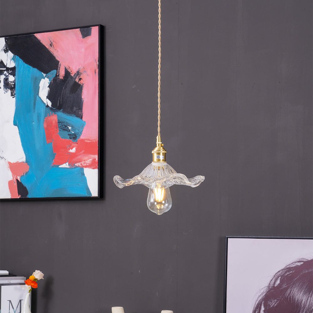 Hängande Blomma Lampa – Naturlig Charm Och Mjuk Ande 