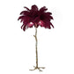 Luxurious Sun Lamp – Elegant Feather Shade 
