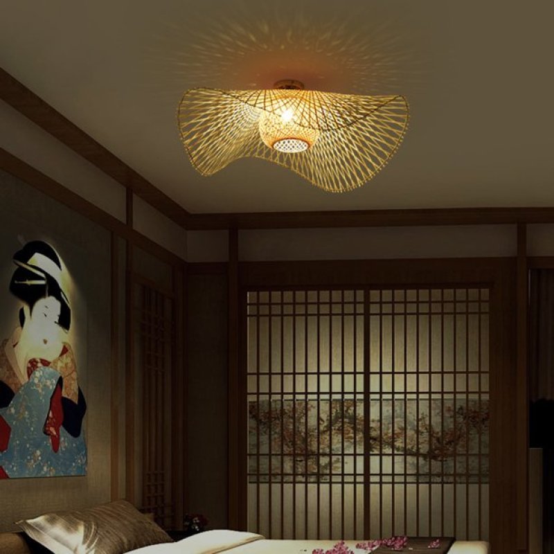 Hängande Lampa i Rörstil Japansk – Natur och Lugnet 