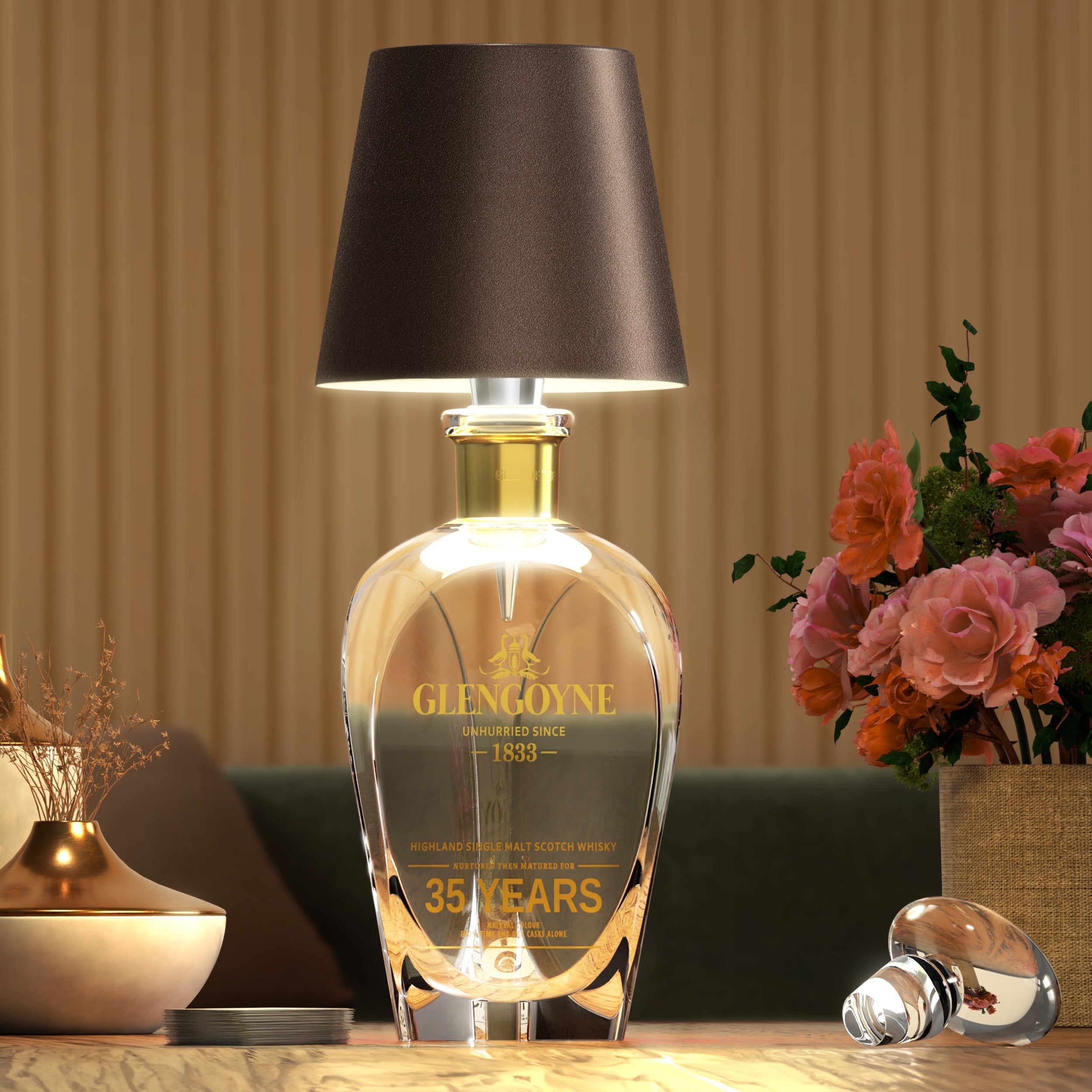 Oplaadbare LED Lamp – Transformeer Uw Flessen In Verlichting 