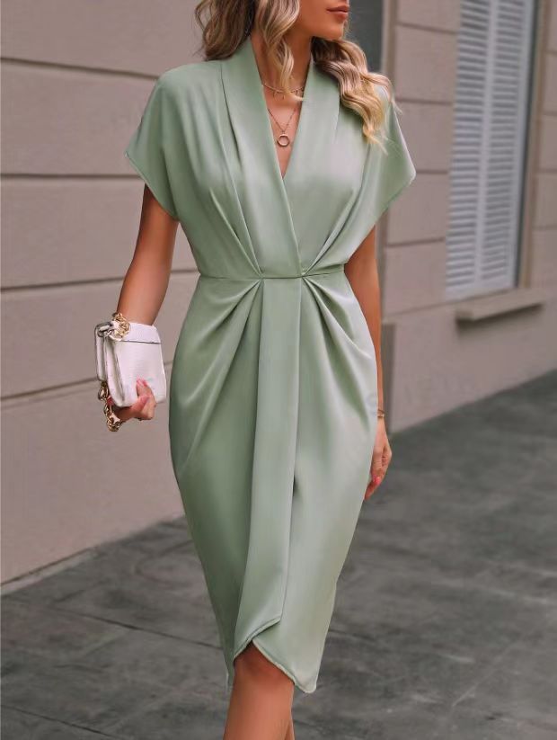 Nadia | Midi Kjole Kryds – Elegant Og Femenin 