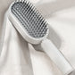 Self-Cleaning Brush for Shiny Hair 