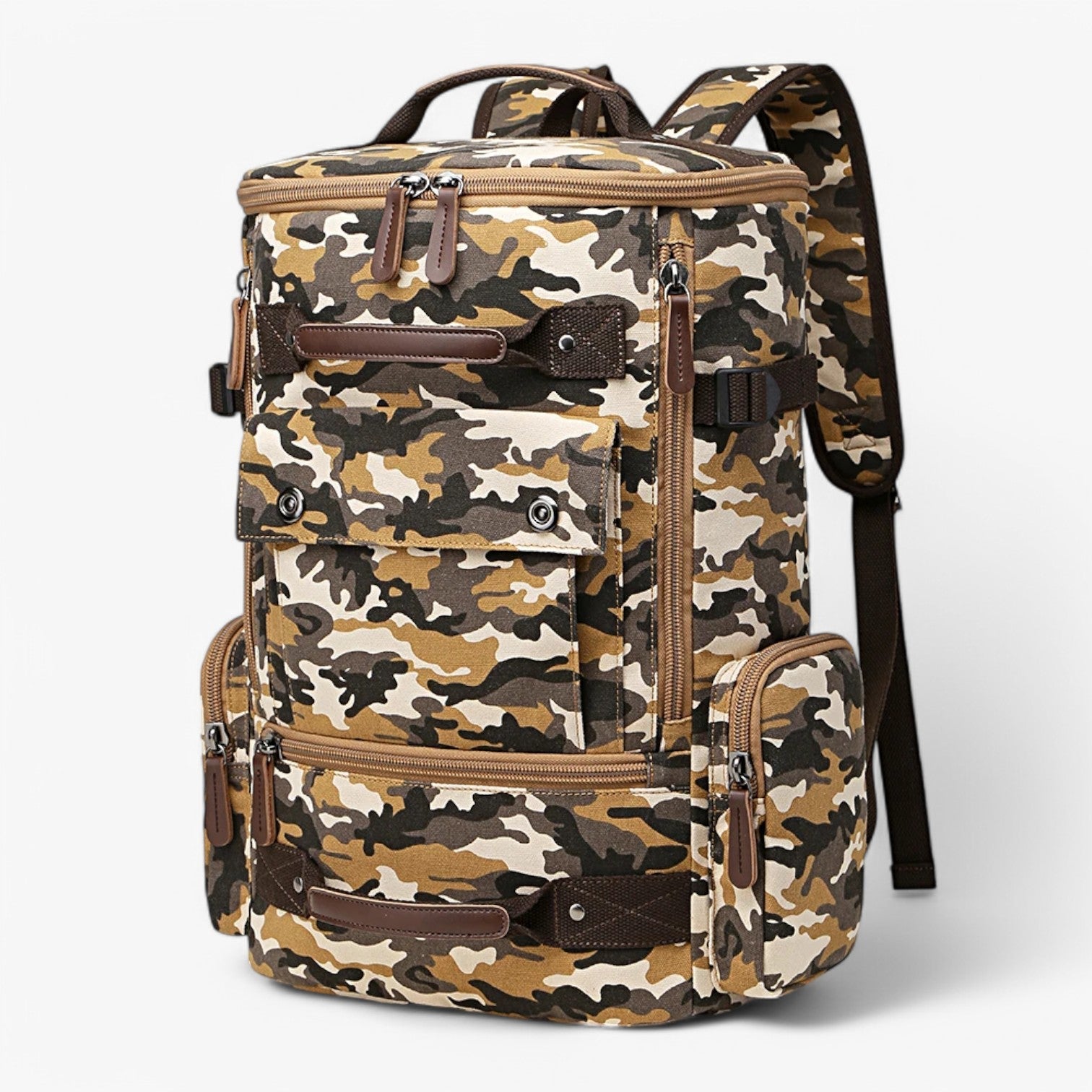 Vintage Backpack With Laptop Compartment 