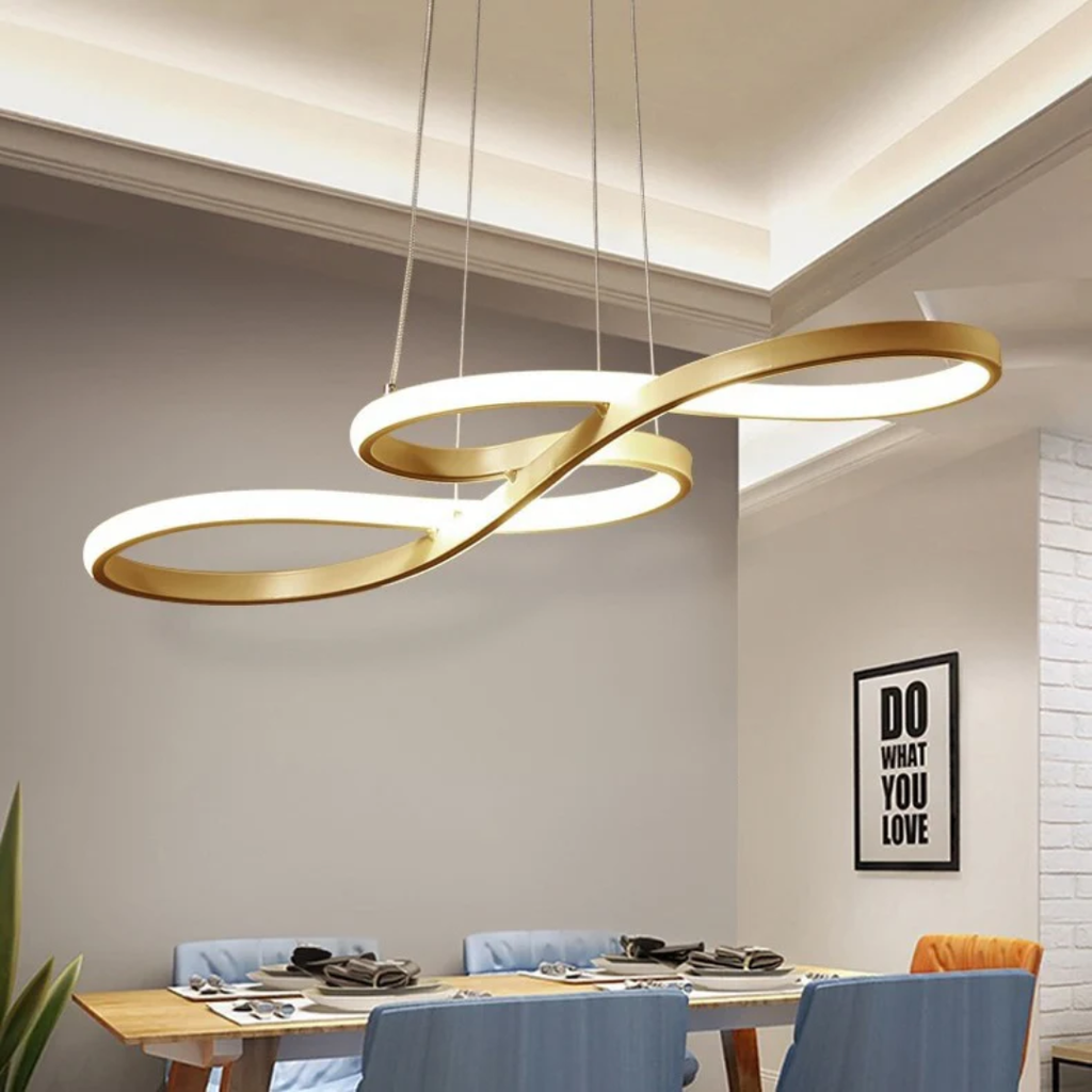 Modern LED Suspension with Rings – Elegant and Futuristic Design 