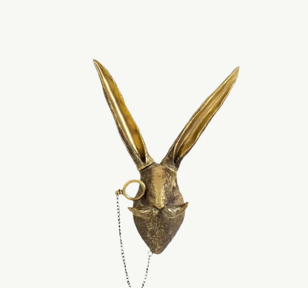 Decoratieve gouden wandhaak - Discrete elegantie & glanzende afwerking