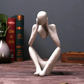 Scultura Astratta Pensatore – Eleganza Contemplativa e Design Moderno 