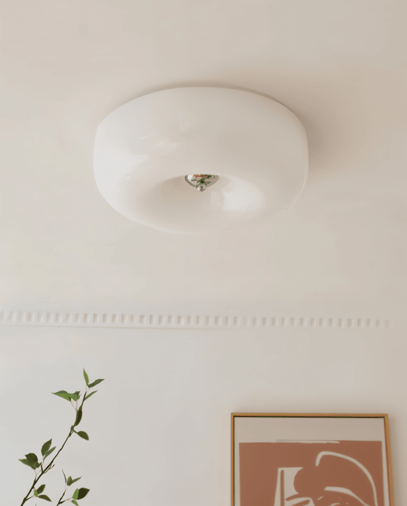 Skandinávské skleněné stropní svítidlo - moderní dekorace a snadná instalace