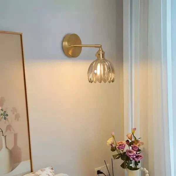 Applique Décorative Murale – Fleur En Bouton Et Ambiance Romantique
