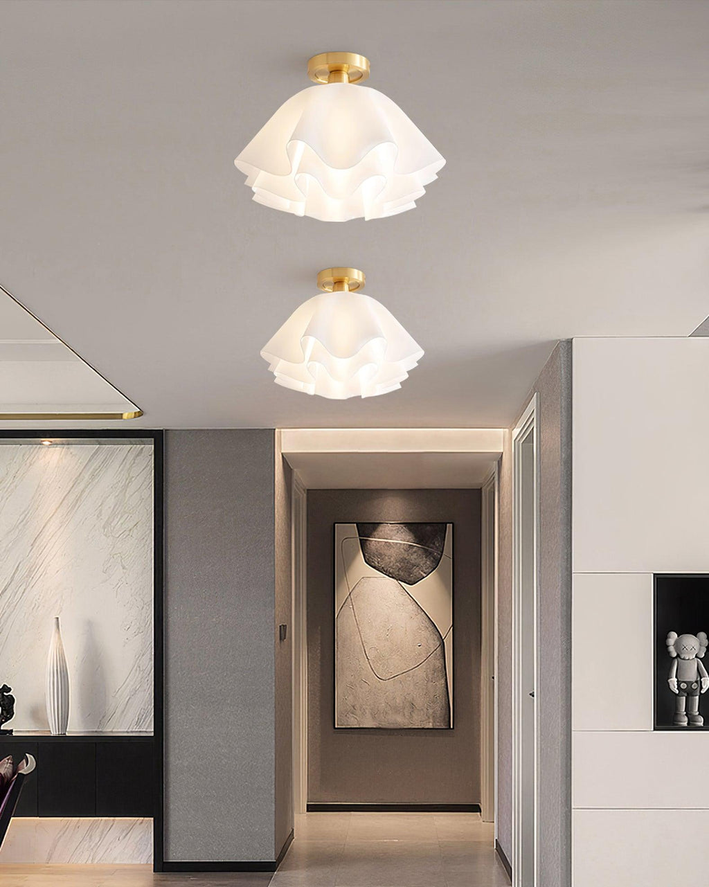 Plafonier Modern Elegant – Iluminare Rafinat și Ambianță Caldă 