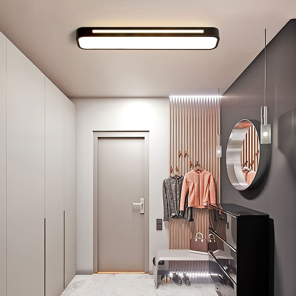 Luminária de teto LED Minimalista – Iluminação Moderna e Discreta 